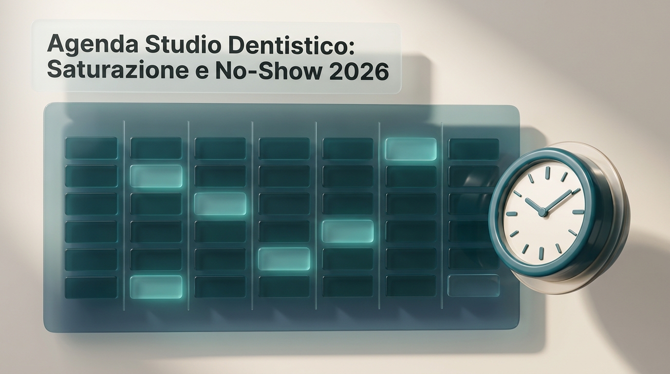 Agenda Studio Dentistico: Saturazione e No-Show 2026